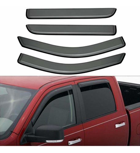 Cbx Auto 4pcs Ventana Lateral Deflector Viento Para 07  13