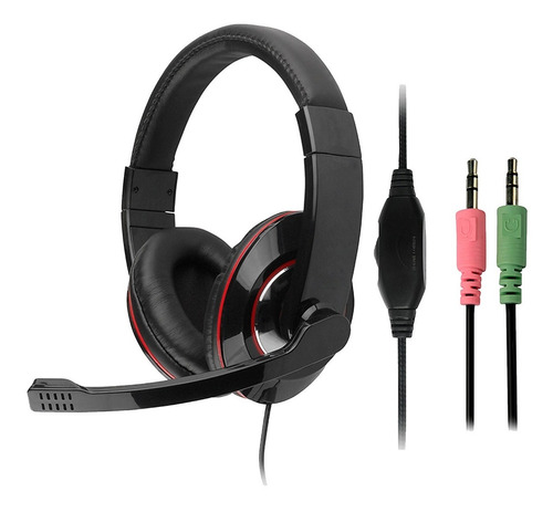 Auricular Gaming Headset Microf Nisuta Ns-au80 3,5mm Pc Note