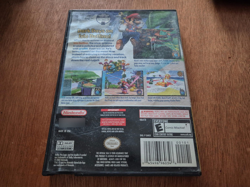 Super Mario Sunshine Gamecube Sin Manual (Reacondicionado)