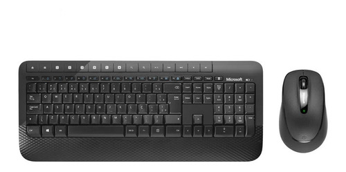 Teclado E Mouse Sem Fio Multimidia Microsoft  2000 M7j00021