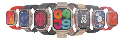 Kit Com 7 Pulseiras Par Smart Watch Compatível Com Apple