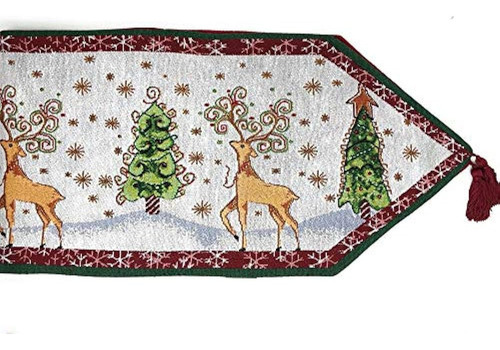 Tache Winter Forest Reno Antique Vintage Christmas Eve Snowf