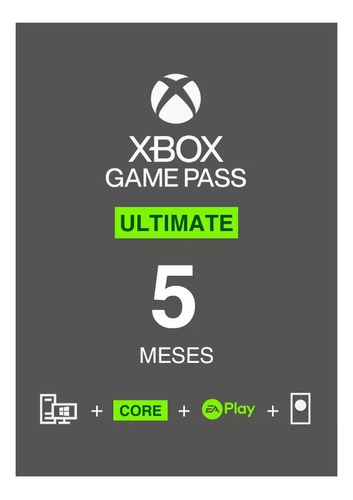 Xbox Game Pass Ultimate 5 Meses Garantizados