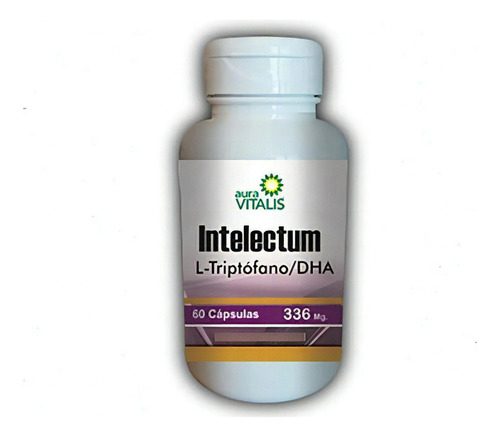 Intelectum 60 Caps L Triptofano Y Dha Vitaminas Memoria A.v Sabor Natural A.v