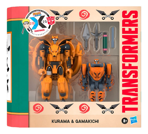 Figura Transformers Kurama E Gamakichi