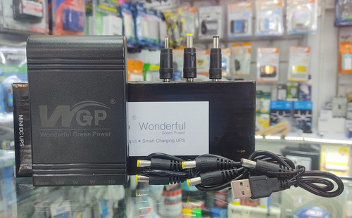 Mini Ups Marca Wgp Negro 8800 Mah