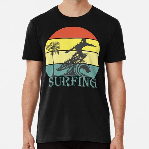 Remera Surf En Interiores, Vibraciones De Surf Funky, Buen S