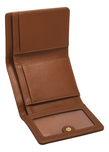 Billetera Mujer Sl10067200 Logan De Piel Café Fossil