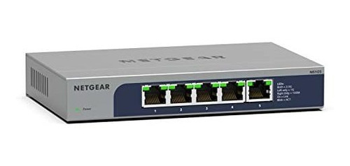 Switch Netgear Ms105 5 Puertos Multi-gigabit 1g/2.5g -azul