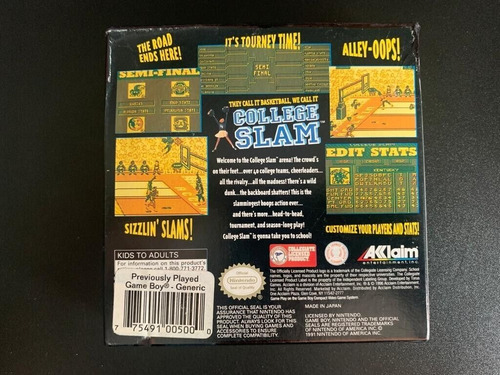 College Slam Game Boy (Usado)