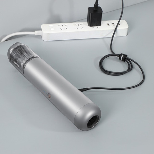 Imagen 3 de 10 de Aspiradora Portátil Inalámbrica Para Automóvil Luz Baseus Ma