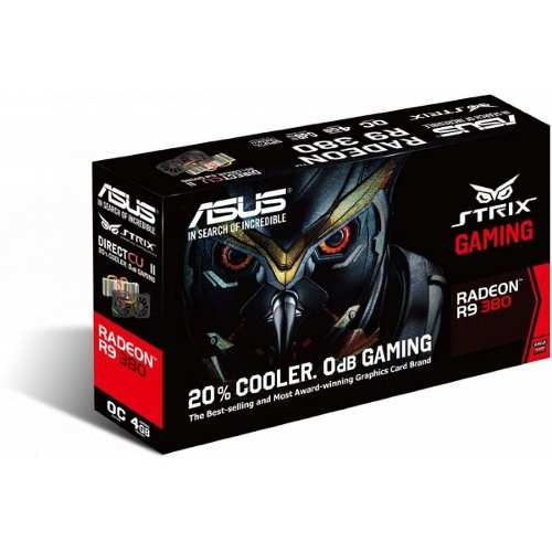 Placa De Vídeo Asus Ddr5 Strix Gaming R9 380 4gb 256 Bits