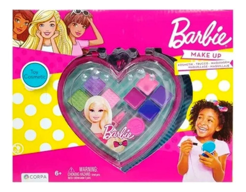 Set De Maquillaje Niñas Barbie Pupa Corazon Multiscope Byp