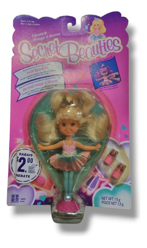 Muñeca Secret Beauties Blister Origin Año 93 Hasbro Jretro