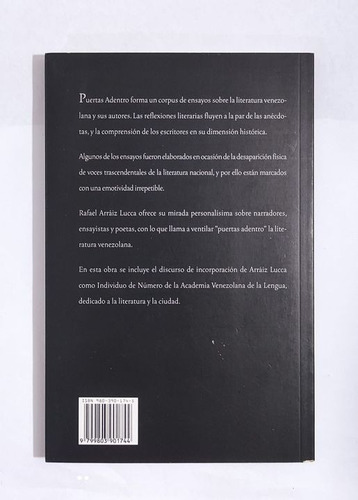 Puertas Adentro - Ensayos Literatura Venezolana ..