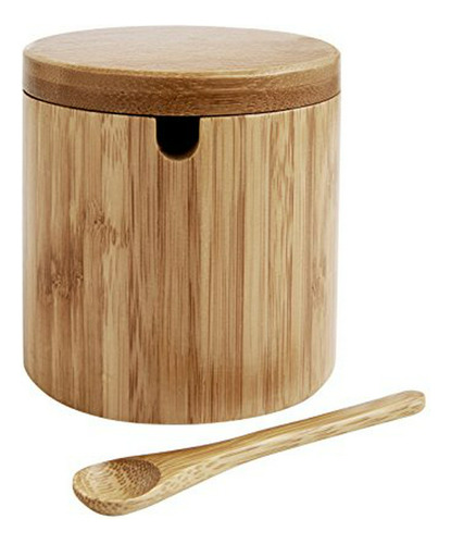 Helen S Asian Kitchen Salt Box Con Tapa Y Cuchara, Capacidad