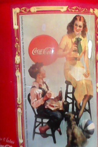 Coca Cola-lata Grande-imágenes Retro-deco-bella-c-detal Tapa