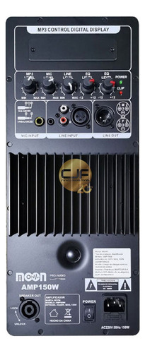 Modulo Amplificador Potencia P Bafle Moon Amp150 250w A Cjf