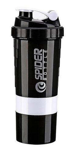 Imagen 1 de 8 de Botella Shaker Mezcladora Vaso Deportivo Porta Proteína