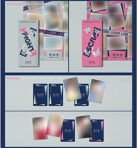 Imagen 5 de 5 de Tomorrow X Together Txt Chaos Fight Or Escape Cd + Libro