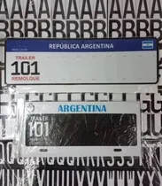 Comprar Chapa Patente Para Trailer 101 Envios Gratis En El Dia
