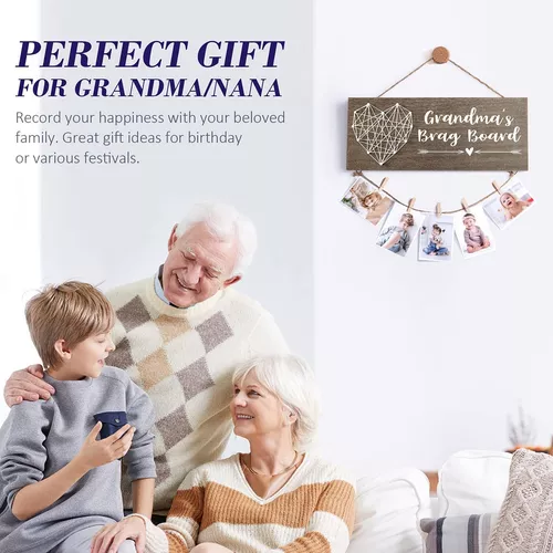 Marco de fotos de regalo para abuelo, cumpleaños, Navidad, día de la madre,  regalos de Acción de Gracias de nieto, nieta, Abuelo español para pared y