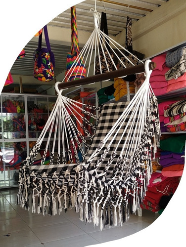 Silla Hamaca Grande 100% Algodón