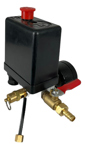 Jogo De Acessorios Compressor 140lbs Pressostato Manometro