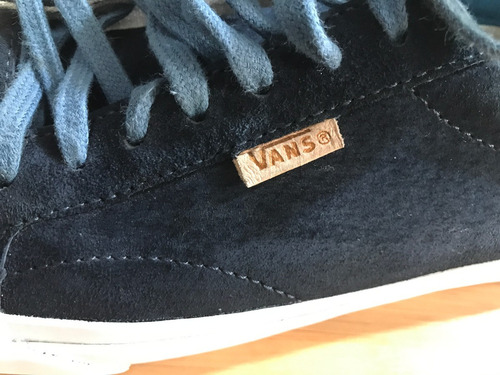 Tênis Vans New Nib Court Midnight Navy Blue Azul Suede Couro