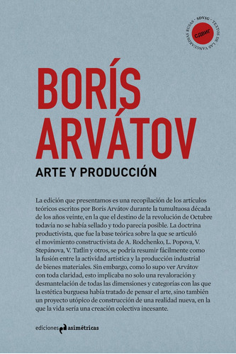Arte Y Produccion - Arvatov, Boris;