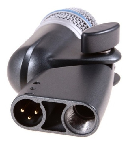 Microfono P/ Instrumentos Shure Beta56a Azul Con Soporte