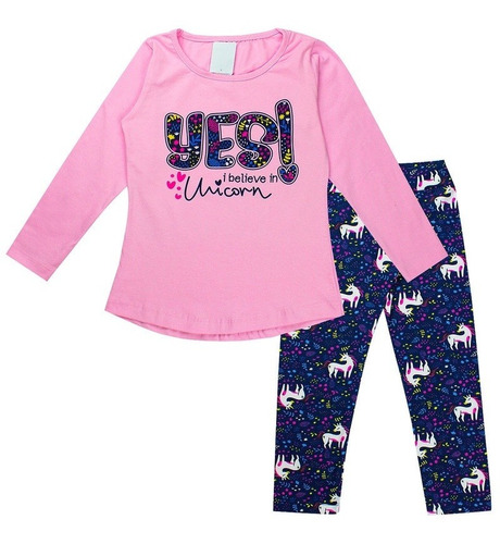 Imagem 9 de 9 de Kit 4 Conjuntos Infantil Feminino Meia Estacão