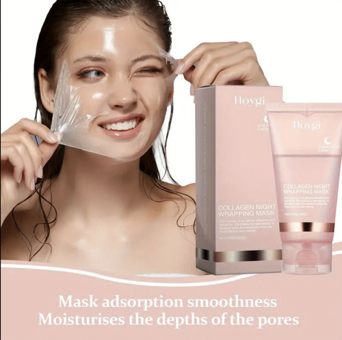 Mascarilla Facial Hoygi Colágeno 75 Ml Con Aplicador