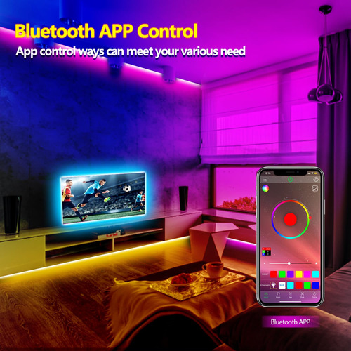 Luces Led Rgb De 20 Metros Para Dormitorio Y Fiesta
