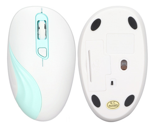 Mouse Sem Fio Silencioso Com Design Ergonômico Ajustável De