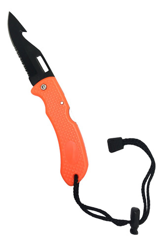 Scuba Choice Cuchillo Bcd De Punta De Hoja Negra Plegable De