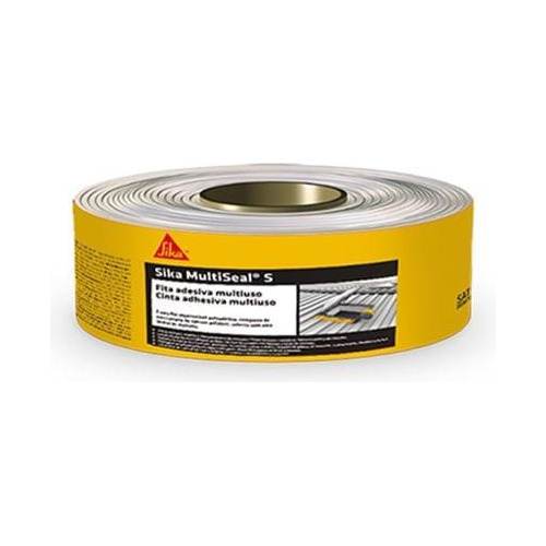 Fita Asfáltica Autoadesiva Aluminio Multiuso Sika Multiseal