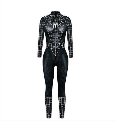 Halloween Cosplay Spiderman Iron Man Impresión 3d Mono Mujer