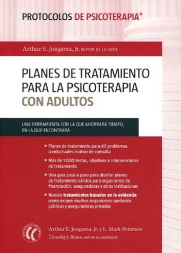 Planes De Tratamiento Para La Psicoterapia Con Adultos