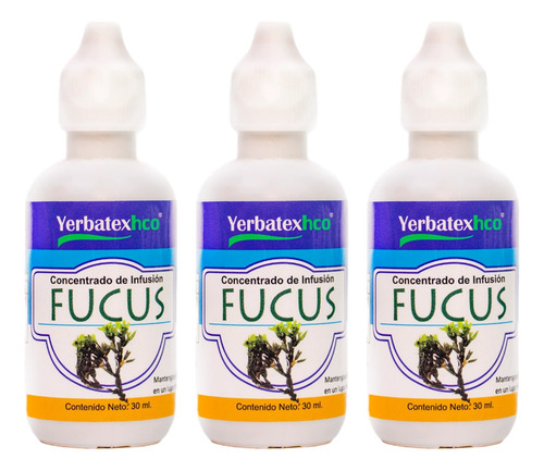 3 Té De Fucus En Gotas 30ml