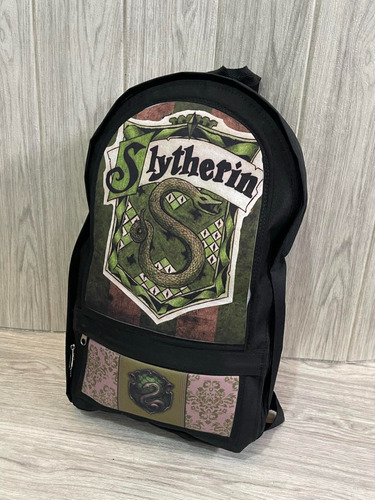 Mochila Escolar Harry Potter Slytherin Hp Hogwarts