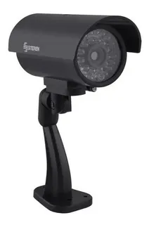 Cámara Cctv Simulada Dummy Tipo Bala Brazo Ajustable Steren
