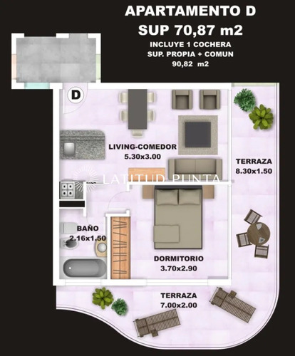 Oportunidad, Apartamento De 1 Dormitorio