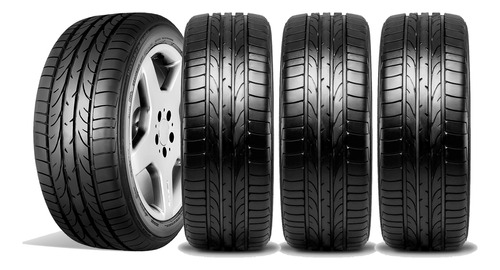 Combo X4 225/50 R17 Bridgestone Potenza Re050 Rft 3 Pagos