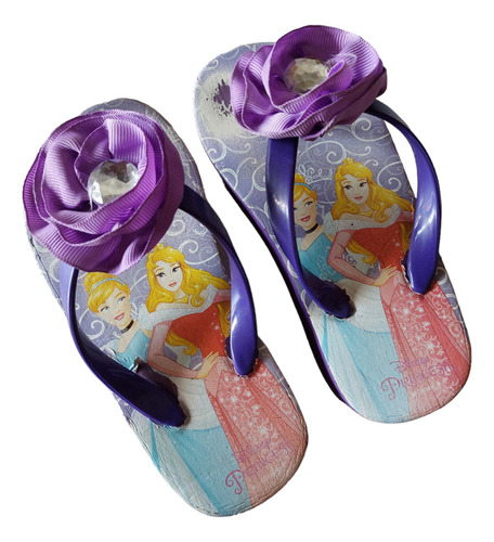 Ojotas Nena Disney Original Princesa Talle 16 Cm