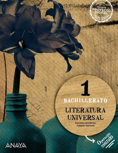 Literatura Universal., De Gutierrez Ordoñez, Salvador. Editorial Anaya Educacion, Tapa Blanda En Español