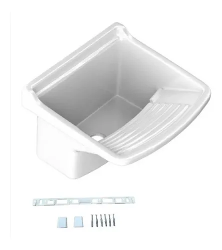comprar Pileta Fregadero Plástica Lavadero 24l Cocina Waterplast 