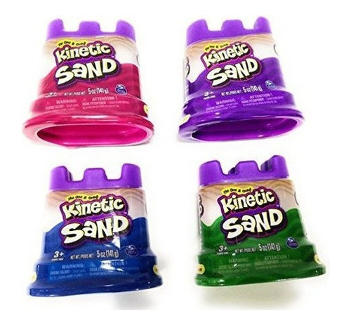 Kinetic Sand Neon Colors | Set De Regalo De 4 Colores Violet