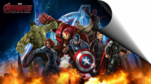 Papel De Parede Lavavel Vingadores Capitão América Hulk +hd