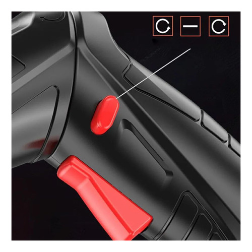 Destornillador Eléctrico Inalámbrico Recargable Luz 42 Pzas Naranja/negro 60 Hz